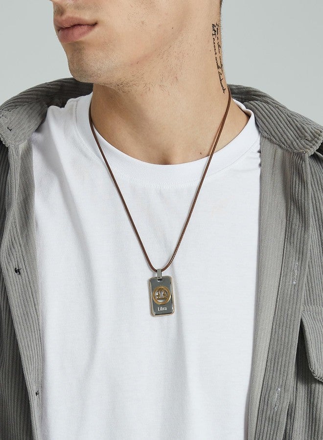 ChainsHouse Brown Leather Cord Necklace with Stainless Steel Clasp, 2MM 20 Inches Waterproof Braided Rope Unisex Jewelry with Gift Box - Image 5